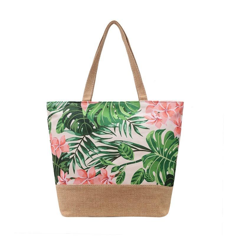 Summer Beach Holiday Shopping Handbag Travel Shoulder Print Pattern Unisex