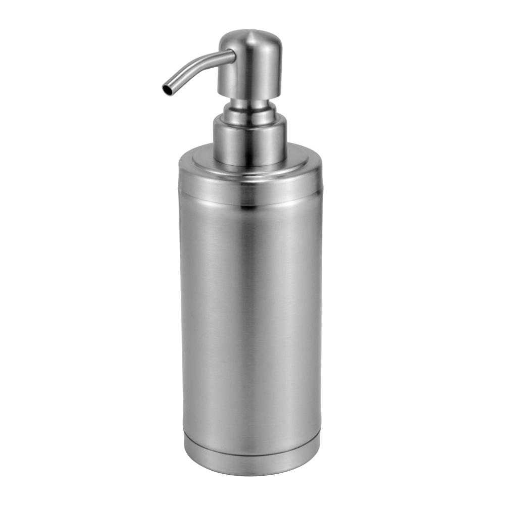 Cosmetic Soap Packaging Stainless Steel Dish Soap Dispenser Pump Dispenser Liquid Hand Soap Pump Metal Refillable Shampoo Bottle