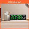 Modern Minimalist Led Desk Clock With Temperature Display For Home Office And Room Decor