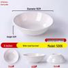 6-inch White Melamine Round Noodle Bowl