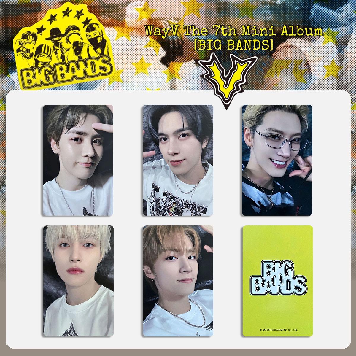 WayV BIG BANDS Album Photocards & Bonus Random Cards