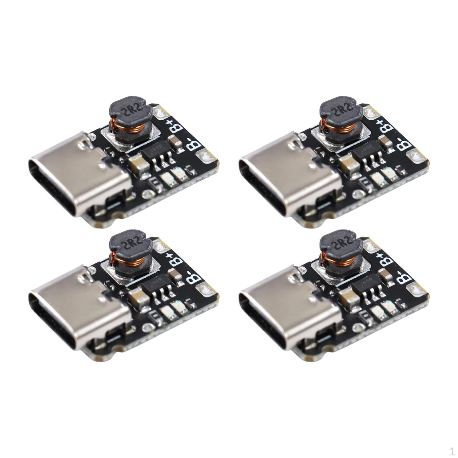 

4x 1.2A Charging Discharge Modules Compact Portable Charger Boards