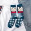 Lolita Mid-Calf Graffiti Kitten Socks - Trendy Japanese Illustration for Autumn/Winter