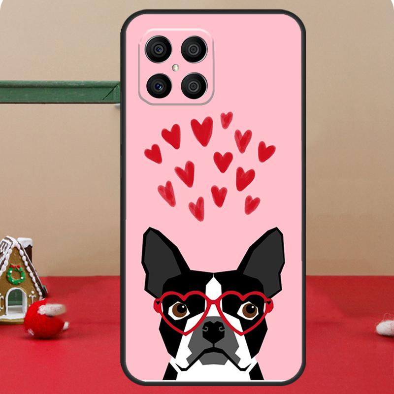 

Чехол для телефона Honor с рисунком Бостон-терьер для Honor Magic 8 5 6 7 Lite Honor 400 Pro 200 70 90 X8c X8b X9a X9b X9c X9d Win Чехол Honor Magic7 Pro