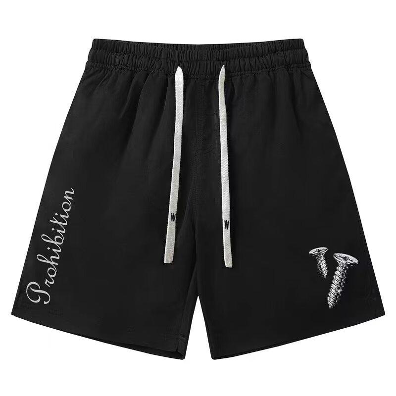 

Shorts Men s Spring and Summer National Style Straight Loose Casual Sports Centre Pants One size