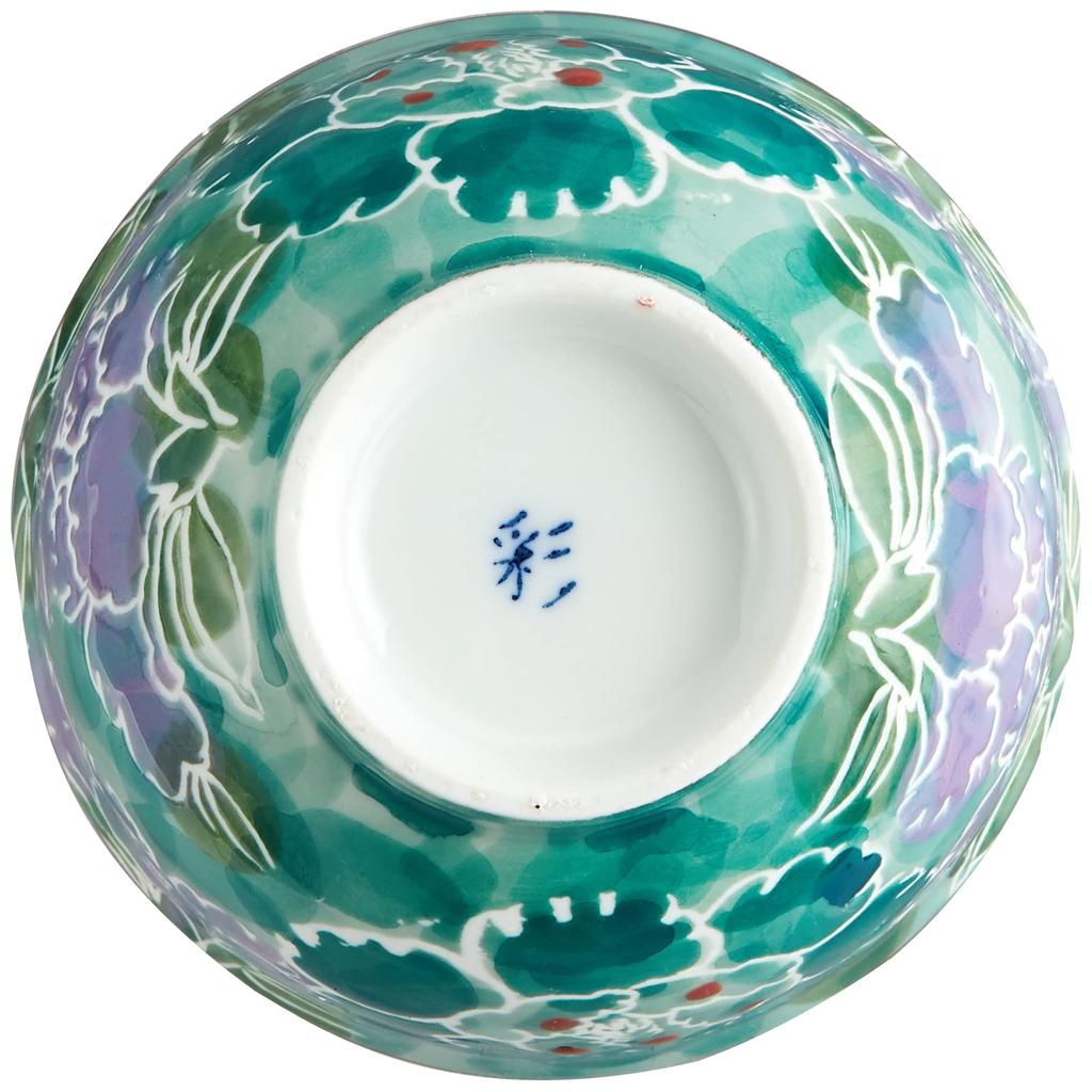 Ranchant Sencha Set Green X Aya Peony Arita Ware Made In Japan (Green) 8.7 5.8cm (cm)
