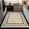 Kitchen diatomaceous earth mat non-slip oil-resistant water-absorbing wipeable, wash-free stain-resistant waterproof wall-to-wall carpet