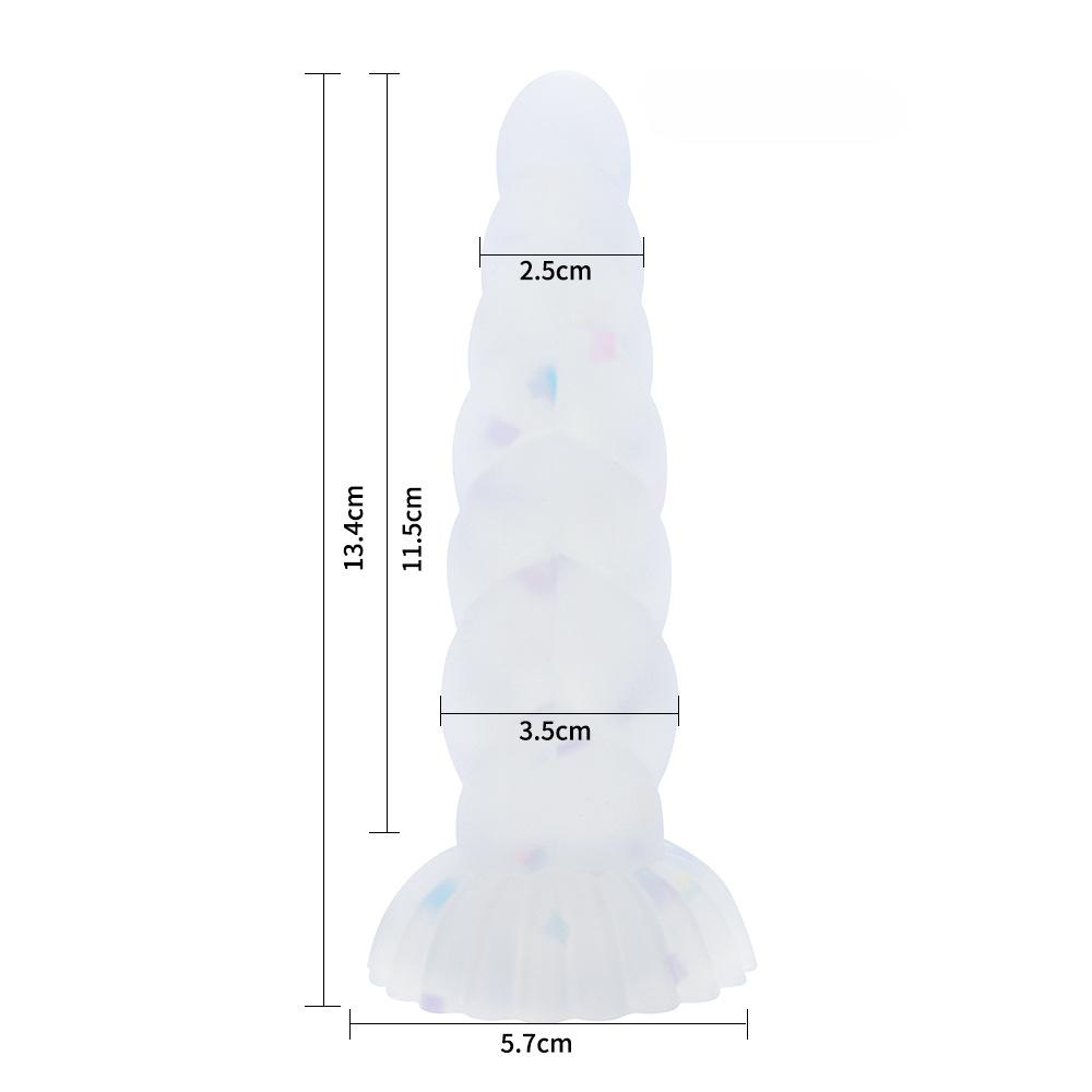 Transparent Jelly Dildo Pink Silicone Small Twist Shaped Anal Plug Erotic Products Sm Female Masturbator