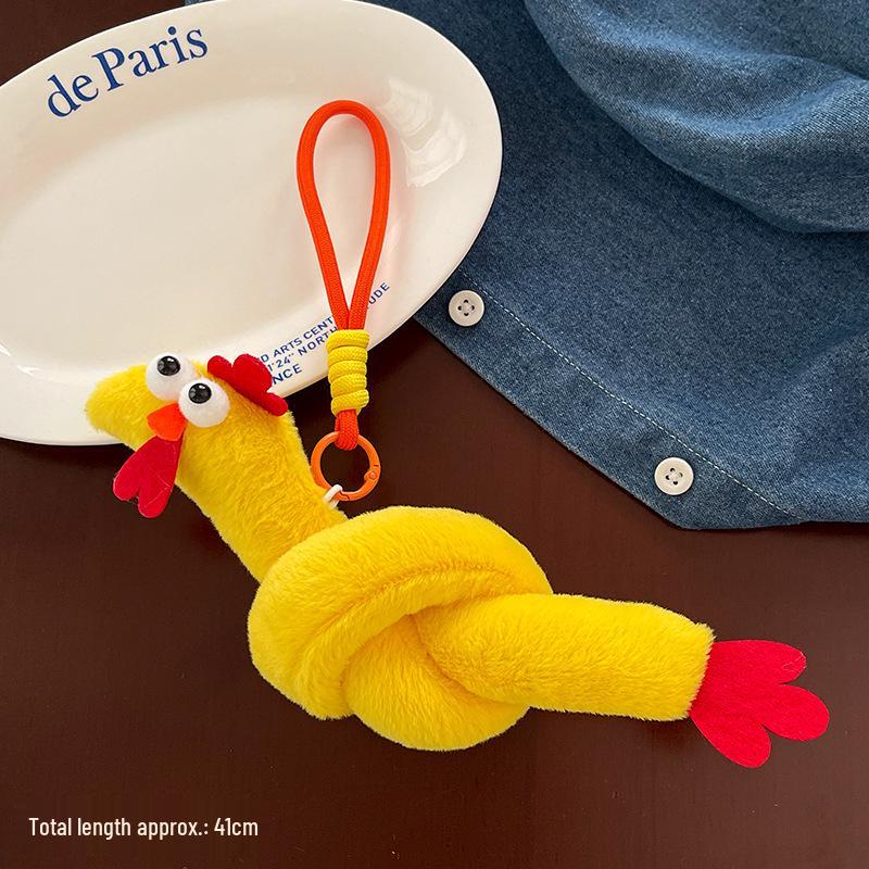 Cartoon Plush Keychains & Girls' Bag Accessories - Small, Versatile Gifts