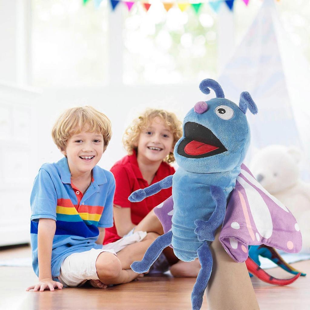 Plüsch-Schmetterlings-Handpuppe Stoffpuppe zum Geschichtenerzählen