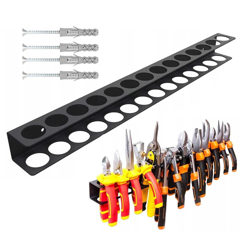 Screwdriver Tool Organizer Holder Pliers Hammer Wrench Tools Holder Wall Mount Hand Tools Metal Storage Rack Shelf For Workshop