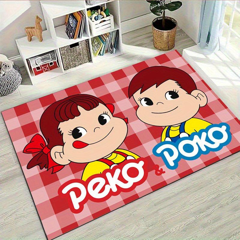 

Cartoon Carpet Mat Rug - Milky Character Print Home Decoration for Kids Room Living Room Red Black Design Rugs for Bedroom 30X50CM