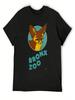 1981 Bronx Zoo Graphic T-Shirt Plain Boys Animal Print Customs Korean Fashion Plain Black T Shirts Unisex