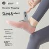 Ziyouxi Yoga Socks for Women, Non-Slip Shock-Absorbing Sports Fitness Short Socks, Pilates Dance Seamless No-Heel Boat Socks for Spring And Summer