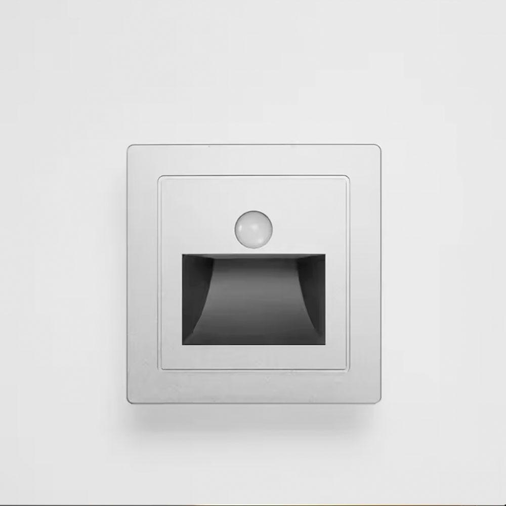 PIR Motion Sensor Wall Lamp Switch Human Body Sensor Footlights  180° Sensor Range for Porch Corridor Corner Stair Lamp