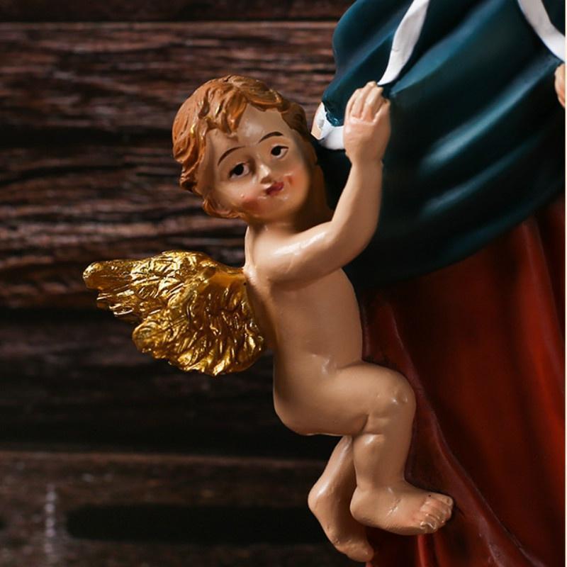 Virgin Mary Untier Our Lady Undoer of Knots Catholic Statue Figure Sculpture for Home Church Decoration