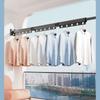 M-Modern-Retractable Clothes Drying Rack Clothes Drying Rack Foldable Retractable Wall Mounted Space Saver Clothes Hanger Rack
