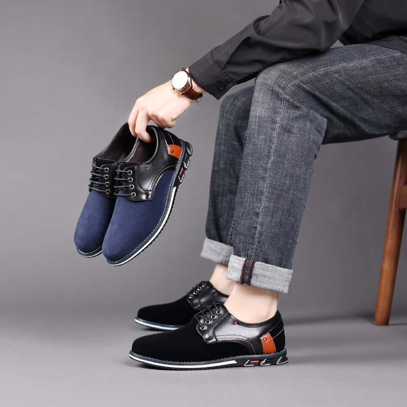 Neue Herren Business Casual Schuhe Luxus Wildleder Schuhe für Herren Italienischer Oxford Schuh Bequeme Weiche Sohle Herren Kleiderschuhe