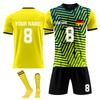 Personalised Shirts Kit Mens Girls With Name Number Custom Football Jerseys For Boys Training Suit