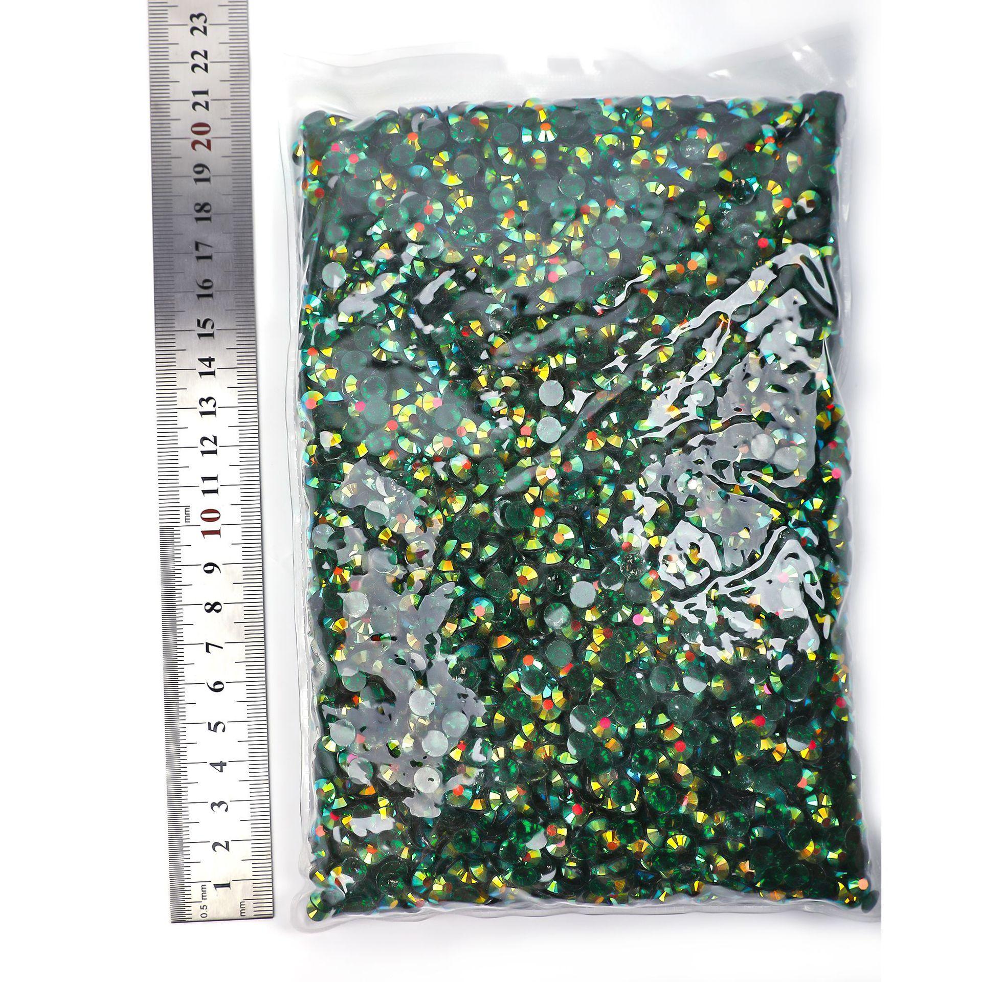 

Weichen смоляное плоское дно сверло прозрачное дно Ab цвет, сверло для ногтей с наклейкой Violent Bear сверло для самостоятельного изготовления чехлов для мобильных телефонов аксессуары SS30-6mm 5,000 pcs half pack