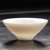 Sheep Fat Jade-colored Douli Cup, Chinese-style Ceramic Tea Cup, High-quality Porcelain Cup, Tea Set