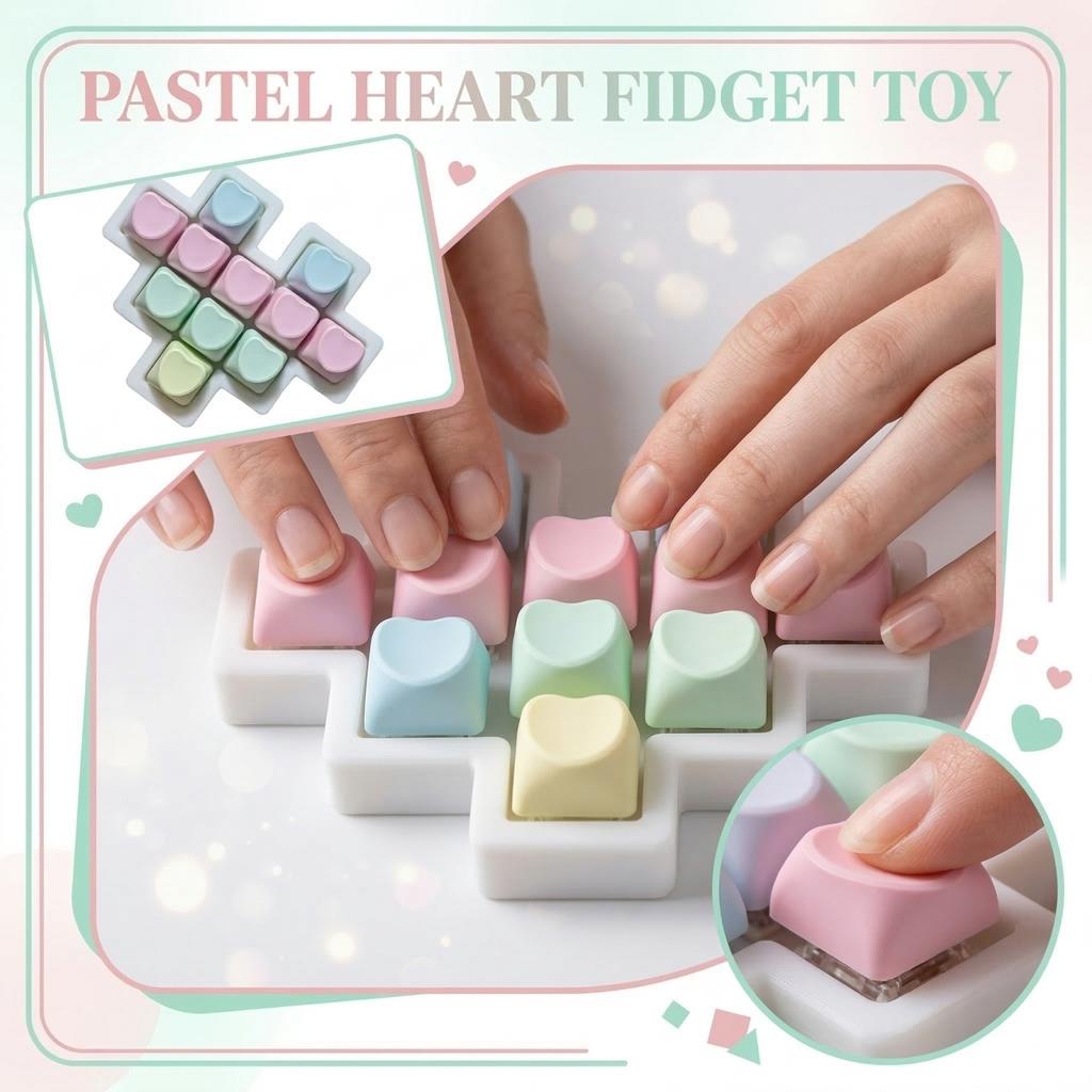 Stressabbau-Spielzeug, Lustige Schlüsselanhänger für Fingerspitzen, Tastatur-Fingertipp-Spielzeug - Fingertipp-Tastatur-Schlüsselanhänger, Finger-Tastatur-Klicker Stressabbau-Spielzeug