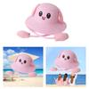 Rabbit Ear Sunshade Straw Hat Trendy Fisherman Caps for Street Trips Outdoor Pink