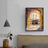 Al-Aqsa Moschee Kaaba Islamisches Leinwandposter Aquarell Malerei Dekoratives Gemälde Moderne Bilder Wohnzimmer Heimdekoration Cuadros
