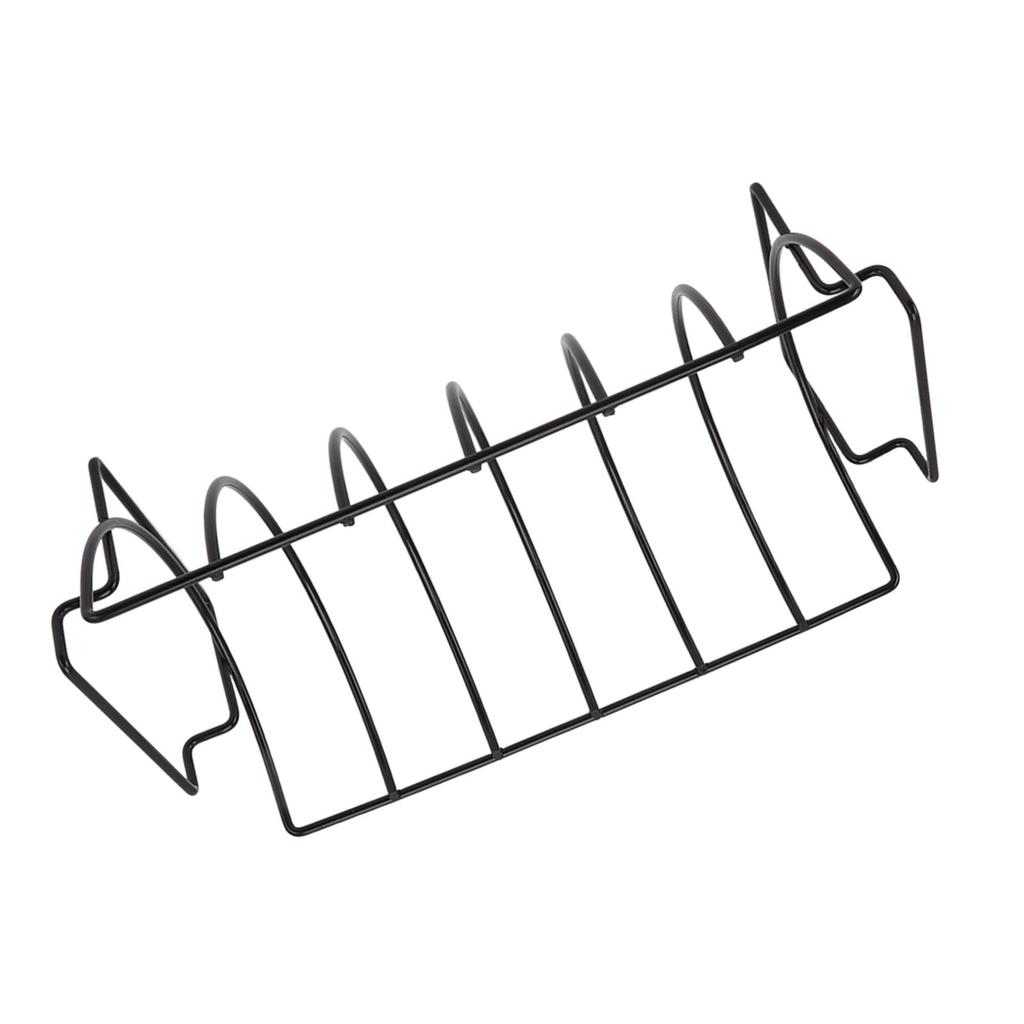 Rib Rack Non Stick Coated Chicken Steak Roasting Stand Barbecue Tool Beef Ribs Grill