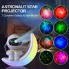 Astronaut Galaxy Projector, Star Projector Galaxy Light with Moon Lamp, 360°Adjustable Kids Adults Room Decor Aesthetic, Gifts