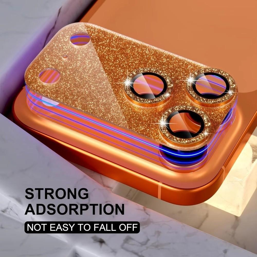 Bling Full Glitter Camera Lens Cover Camera Protector for iPhone 17Pro/17 Pro Max Phone Accessories