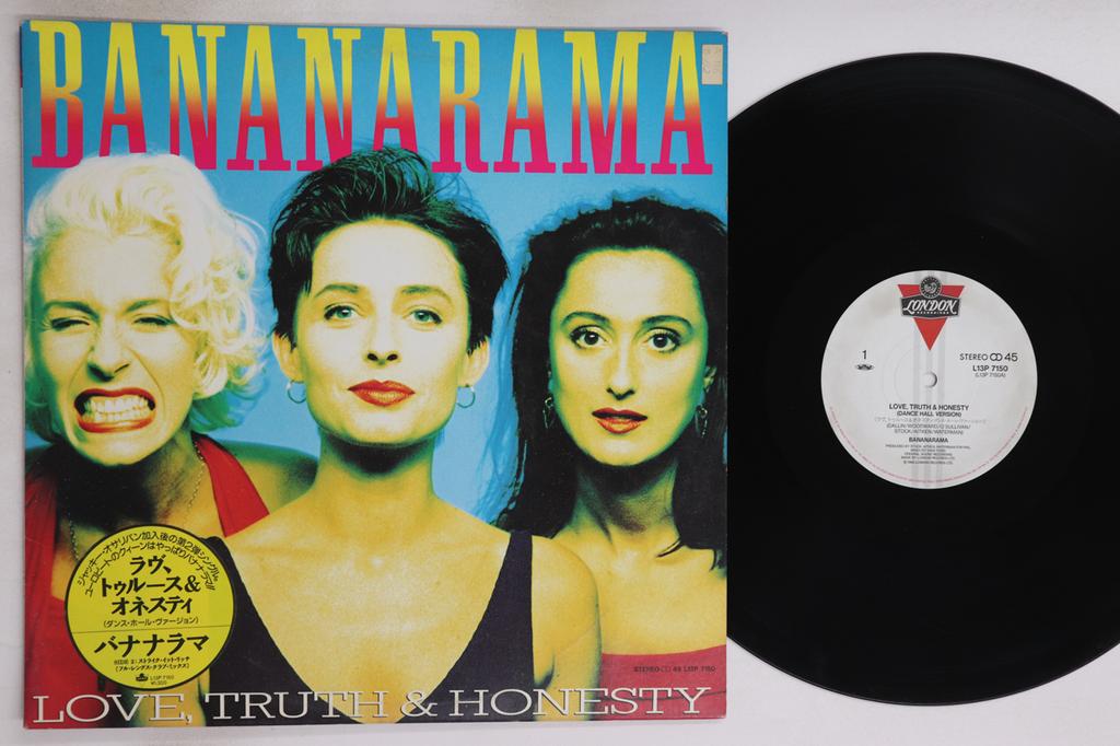12inch Record BANANARAMA - Love, Truth & Honesty L13P7150 LONDON 1988 Japan Pop Used