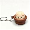 3D Printed Keycap Clicker Pendant Button Press Lucky Cat Key Chain  Cartoon Animals