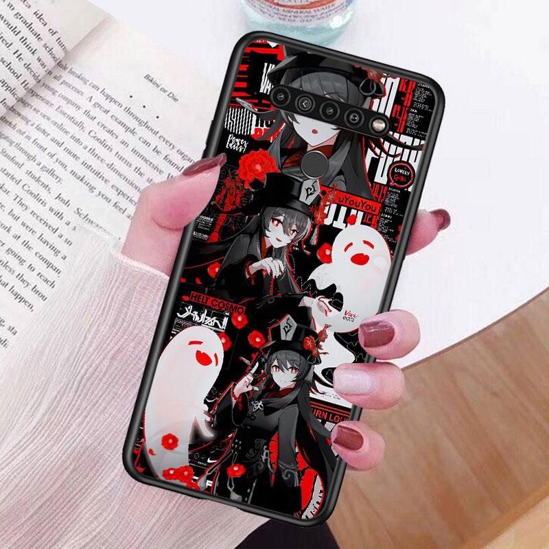 

Genshin Impact аниме чехол LG K92 K42 K22 K71 K61 K51S K41S K30 K20 2019 Q60 V60 V50 S V40 V30 G8 черный чехол для телефона LG G8 ThinQ