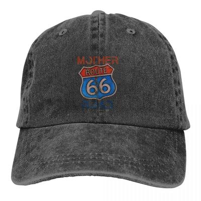 Vintage Blue Baseball Cap Men Cowboy Hats Women Visor Protection Snapback Route