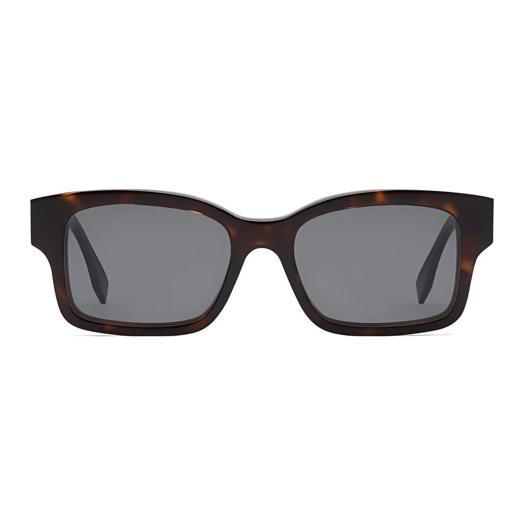 Fendi Fashion Luxury Square Sunglasses Unisex Sunglasses Black FE40050F-52A