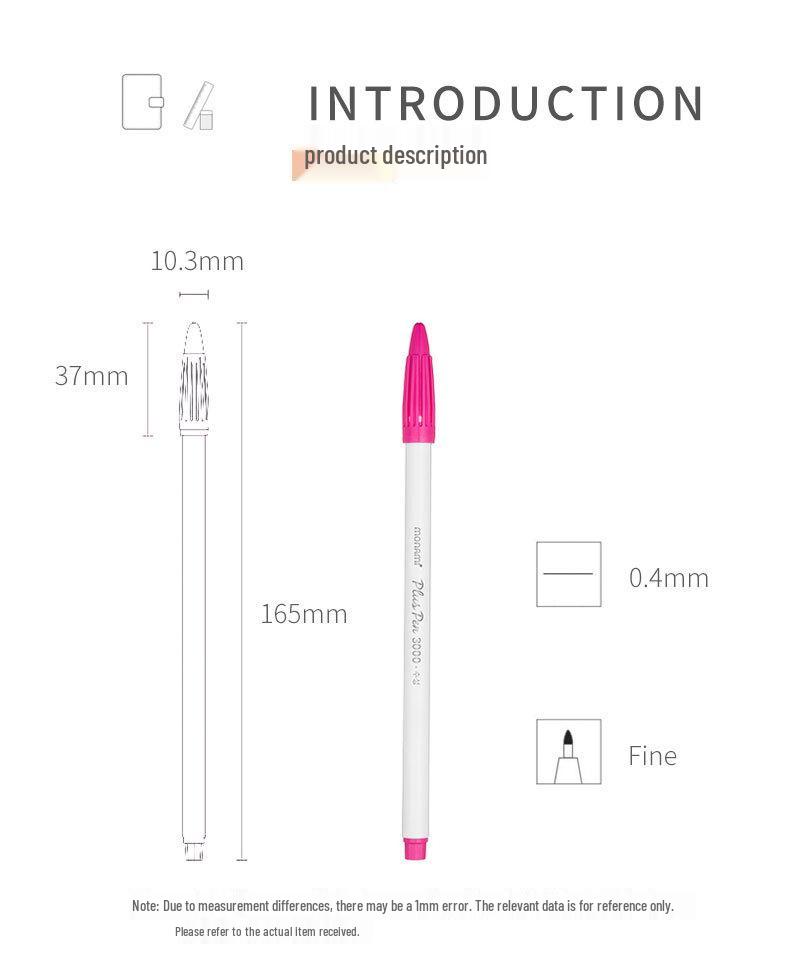 Munamy 3000 Korean Watercolor Outline Pens for Students – Water-Based, Colored Markers for DIY and Border Designs.
