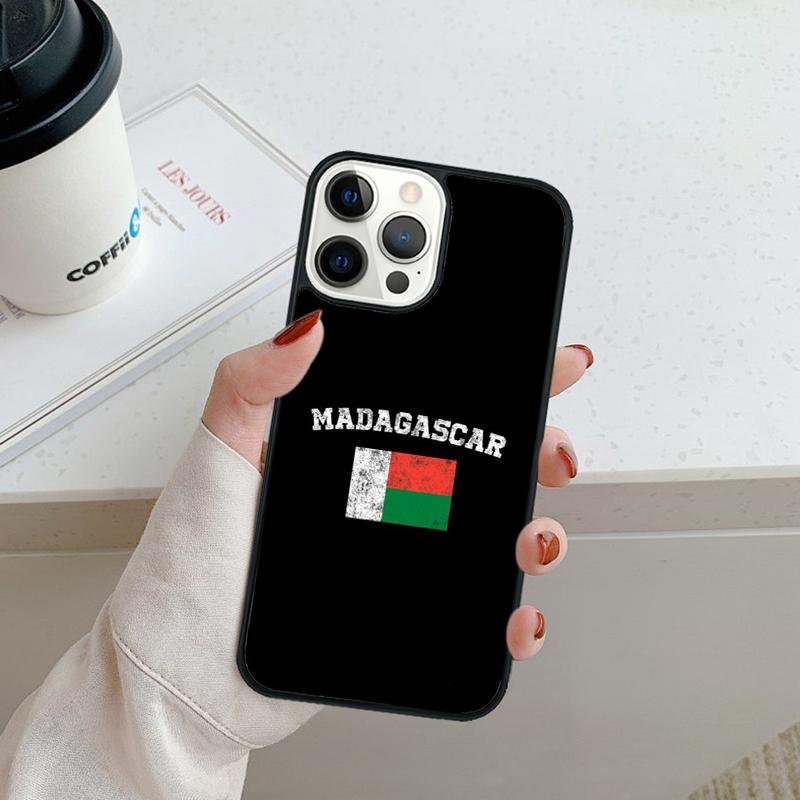 Madagascar Flag Phone Case For iPhone 17 Air 16 pro max 15 14 plus 11 12 13 Shell Cover coque
