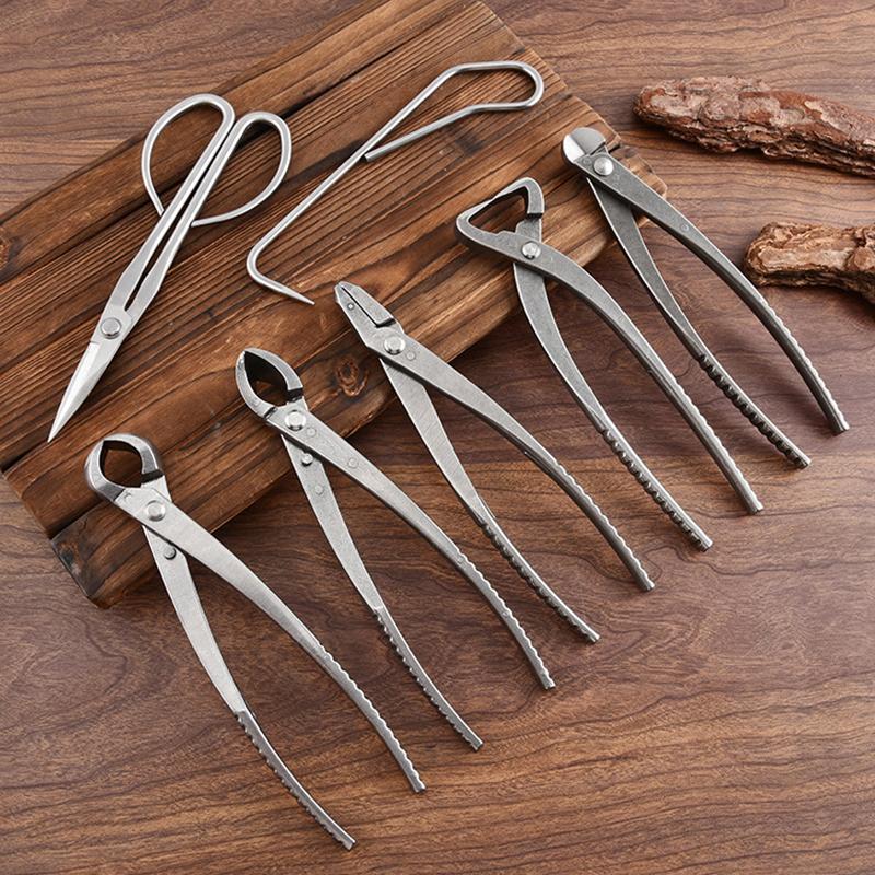 Stainless Steel Pruning Shears Set Gardening Household Scissors Portable Bonsai Branch Trimming Tools Pruners with Storage Bag