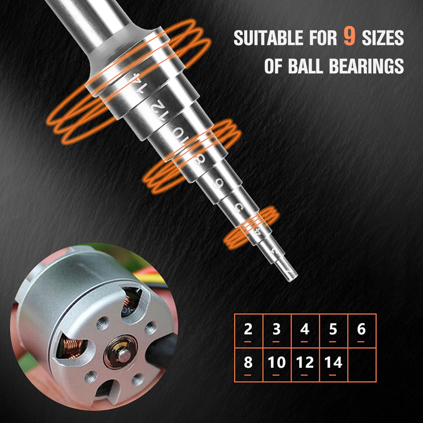 Инструмент для удаления шарикоподшипников 2-14 мм — фото 3