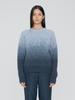 REMPLACEMENT Gradation Jacquard Pullover - Indigo Denim