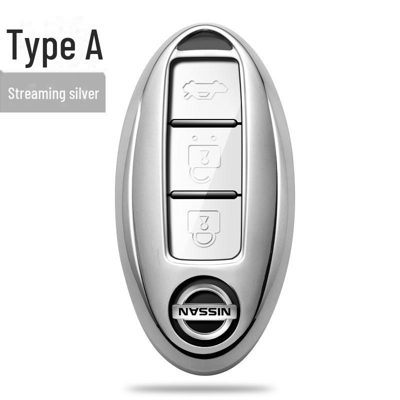 Kompatibel mit Nissan Modellen: Sylphy, Qijun, Teana, Qashqai, Tiida und Kicks - Premium Schlüsselhülle