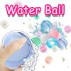 6-60Pcs Reusable Water Balloons Quick Fill Self Sealing Water Bomb For Summer Games Children'S Adult Outdoor Activities Toy Gift