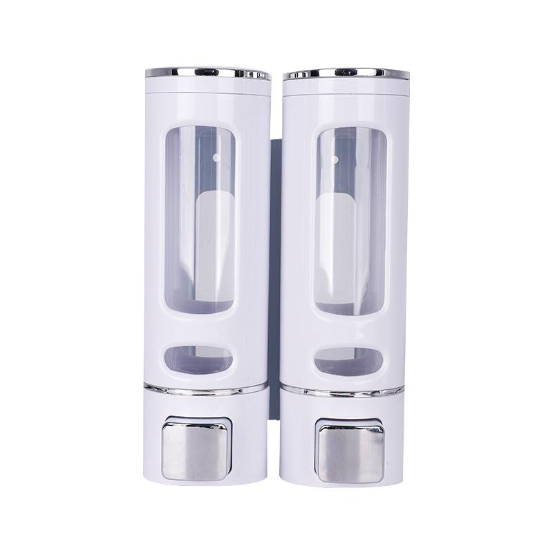 Wall-Mounted ABS Manual Soap & Hand Sanitizer Dispenser for Kitchen & Hotel