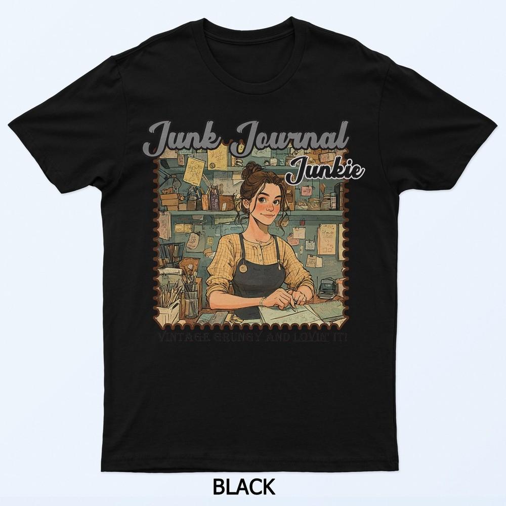 

Junk Journal Junkie T-Shirt 4XL
