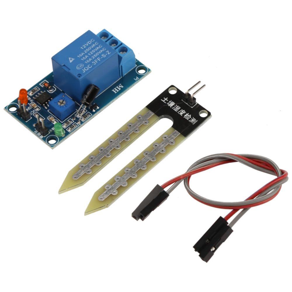 

DC12V Relay Control Module 1.7x5x2.5cm/0.67x1.97x0.98in Automatic Watering Switch Humidity Control