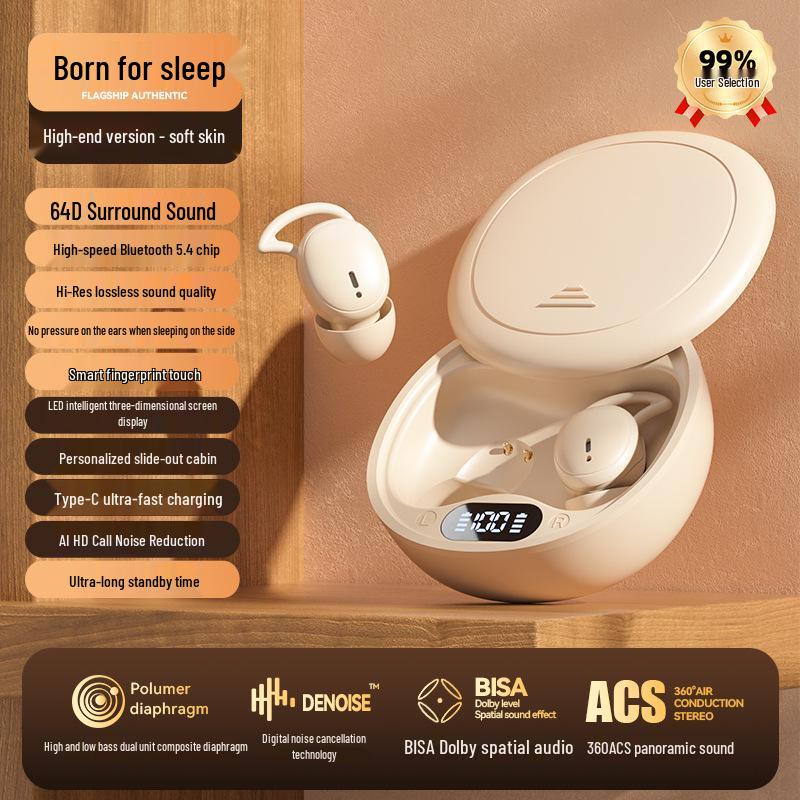 M73 Wireless Bluetooth Earbuds | In-ear, Long Battery, Noise-Canceling with Digital Display