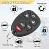 Key Fob Replacement for 2007-2014 Chevy Suburban Tahoe GMC Yukon/ 12-17 Traverse/ 07-13 Escalade Car Keyless Entry Remote Control,OUC60270 OUC60221,6