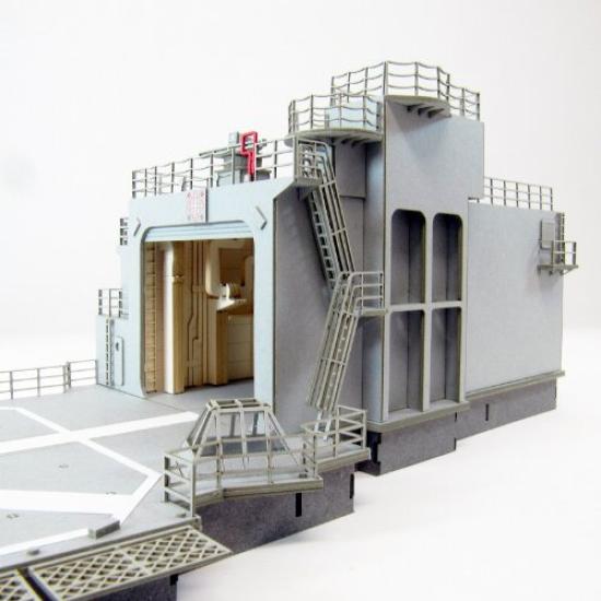 Sankei DD Helicopter Deck Papercraft 1/144 Hatsuyuki-class MK08-09