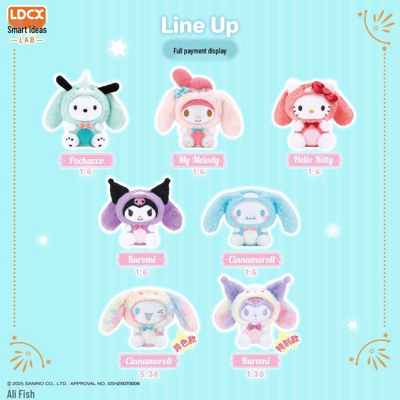 Sanrio Family Kuromi Plush Blind Box Doll Pendant